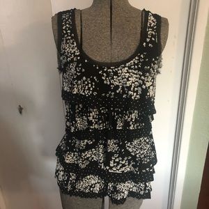 White House Black Market top with a lot of detail. Size M